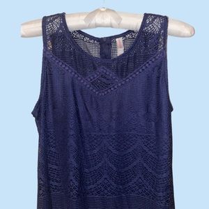 Dark Blue Maxi Dress M